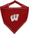 Wisconsin Tie Around Bandana - 849790131521