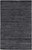 9' X 12' Gray And Black Striped Hand Woven Area Rug