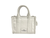 Marc Jacobs The Shiny Crinkle Micro Tote White Leather Crossbody - 196611059961
