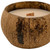 4" Ivory Unscented Candle In Brown Coconut Shell Holder - 880024931999