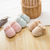 Newborn Baby Solid Color Plush Warm Shoes Outfits In Autumn & Winter - 643491109281