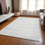 10' X 14' Silver And Ivory Abstract Washable Indoor Outdoor Area Rug - 880016514964