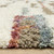 10' X 13' Tan Gray And Ivory Abstract Shag Distressed Area Rug With Fringe - 608219263447
