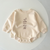 Baby Dinosaur Print Pattern Pullover Onesies In Autumn - 643491114070