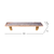 24" Gray And Natural Wood Wall Mounted Accent Shelf - 880016508710