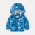 Baby Boy Cartoon Pattern Zipper Front Design Mesh Cloth Jacket Coat - 716252335745