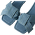 Womens Fashion Casual Daily Wear Slide Shoes, Open Toe Slip On Slide Sandals, Denim Flat Slides - 049108974622