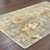 Homeroots Home Decor 6' x 9' Grey and Brown Abstract Hand Loomed Stain Resistant Area Rug