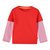Boys And Girls Striped Sleeve Patchwork O-Neck Fake 2-Pieces Hoodie In Autumn - 643491120576