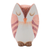 Set of Three Terracotta Owl Figurines - 880024527390