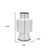 16" White And Black Striped Ceramic Cylinder Table Vase - 880016449341