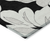 9' X 12' Black Gray And Silver Floral Washable Indoor Outdoor Area Rug - 608219241889