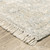Homeroots Home Decor Oriental Hand Loomed Stain Resistant Area Rug Beige and Grey With Fringe 10' x 13'