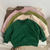 Baby Solid Color Long Sleeve Pullover Crewneck Hoodies - 643491110706