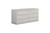 63" Gray Wood Six Drawer Double Dresser - 880024905525