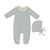 Tiny Eyelet Footie & Hat Set - 738019505314