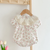 Summer Girls Floral Pattern Ruffle Collar Onesies OR Girls Dress - 716252306172