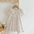 Summer Girls Floral Pattern Ruffle Collar Onesies OR Girls Dress - 716252306172