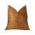 Plutus Marmalade Brown and Gold Luxury Throw Pillow - 663701003482