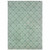 Homeroots Home Decor 10' x 13' Foam Blue And Ivory Geometric Power Loom Stain Resistant Area Rug, Foam Blue and Ivory, Power Loom