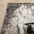 Homeroots Home Decor 8' x 11' Abstract Power Loom Stain Resistant Area Rug, Grey Ivory Charcoal Tan Black and Beige