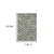 10' X 13' Blue And Ivory Geometric Distressed Area Rug