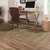 Homeroots Home Decor 8' X 10' Brown Gold Rust Blue And Green Geometric Power Loom Stain Resistant Area Rug