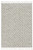 Homeroots Home Decor 12'x15' Ivory Grey Machine Woven Diamond Pattern Indoor Area Rug with Fringe