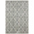 Homeroots Home Decor 8' x 10' Ivory Blue and Sage Floral Power Loom Stain Resistant Area Rug