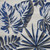 Homeroots Home Decor 10'x13' Grey Blue Machine Woven Tropical Leaves Indoor Area Rug, Grey/Blue, Machine Woven