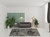 Homeroots Home Decor Charcoal Silver and Grey Abstract Shag Power Loom Stain Resistant Area Rug 8' x 11'