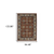 8' X 11' Red Ivory And Orange Oriental Area Rug With Fringe