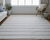 10' X 14' Gray And Ivory Striped Dhurrie Hand Woven Stain Resistant Area Rug