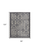 8' X 10' Gray And Taupe Wool Floral Hand Tufted Area Rug