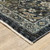 Homeroots Home Decor 8' x 11' Oriental Area Rug, Blue Ivory Grey Gold Green Brown, Power Loom Stain Resistant, With Fringe