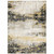 Homeroots Home Decor 10' x 13' Abstract Power Loom Stain Resistant Area Rug, Grey Gold Beige Black and Brown