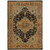 6' X 9' Gold Brown Grey Rust Green And Purple Oriental Power Loom Stain Resistant Area Rug - 606114616146