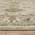 10' X 13' Beige Grey Brown And Charcoal Oriental Power Loom Stain Resistant Area Rug