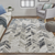 8' X 10' Gray And Black Chevron Area Rug