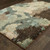 Homeroots Home Decor 8' x 10' Abstract Area Rug, Blue and Brown, Power Loom Stain Resistant