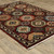 Homeroots Home Decor 10' x 13' Oriental Area Rug, Red Blue Brown Beige, Stain Resistant with Fringe
