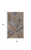 5' X 8' Tan Brown And Blue Wool Geometric Tufted Handmade Area Rug