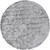 Homeroots Home Decor 10' Gray and Silver Round Shag Tufted Handmade Area Rug