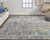 Homeroots Home Decor 5' X 8' Gray and Ivory Abstract Hand Woven Area Rug