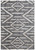Homeroots Home Decor 10' x 14' Gray and Ivory Geometric Power Loom Stain Resistant Area Rug