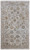13' X 20' Ivory Gray And Gold Floral Area Rug With Fringe