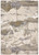 12' X 15' Ivory Brown And Gray Abstract Area Rug