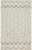 10' X 14' Ivory And Black Wool Geometric Tufted Handmade Stain Resistant Area Rug