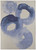 9' X 12' Blue and Ivory Abstract Hand Tufted Area Rug