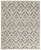 10' X 13' Ivory Gray And Blue Wool Floral Hand Knotted Stain Resistant Area Rug